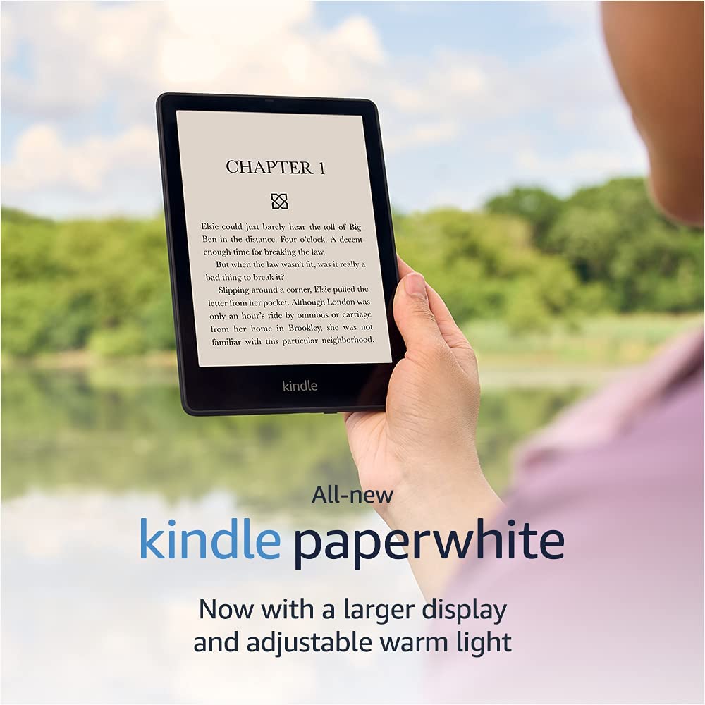 Buy Amazon Kindle Paperwhite - Kindle Paperwhite (8 GB) – Now with a 6.8" display and adjustable warm light – Ad-Supported